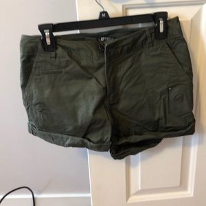 Hunter green shorts